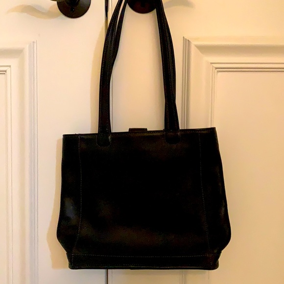 Coach black leather bag - Picture 3 of 4